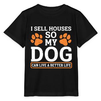Real Estate Agents Real Estate Agents - Stanley/Stella MINI CREATOR Kids’ T-Shirt - black - Front - Mikhail (115cm)