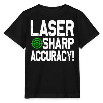 Laser Tag Player - Stanley/Stella MINI CREATOR Kids’ T-Shirt - black - Front - Mikhail (115cm)