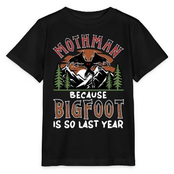 Sasquatch Cryptid Cryptozoology - Stanley/Stella MINI CREATOR Kids’ T-Shirt - black - Front - Mikhail (115cm)