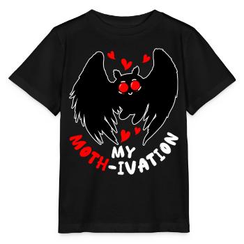 Mothman Crypttide Cryptozoology - Stanley/Stella MINI CREATOR Kids’ T-Shirt - black - Front - Mikhail (115cm)