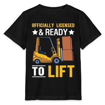 Forklift Driver Forklift Driver - Stanley/Stella MINI CREATOR Kids’ T-Shirt - black - Front - Mikhail (115cm)