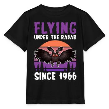Mothman Kryptide Kryptozoologie - Stanley/Stella Kinder T-Shirt MINI CREATOR  - Schwarz - Vorne - Mikhail (115cm)