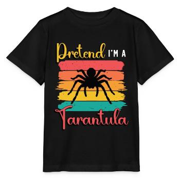 Les tarentules prétendent que je suis une tarentule arachnide rétro - T-shirt bio MINI CREATOR Stanley/Stella Enfant - noir - Devant - Mikhail (115cm)