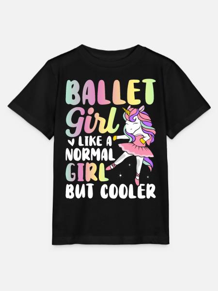 Ballerina - Stanley/Stella Kinder T-Shirt MINI CREATOR - Schwarz