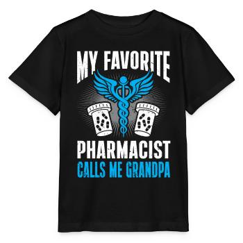 Apotheker Geschenk Apotheke - Stanley/Stella Kinder T-Shirt MINI CREATOR  - Schwarz - Vorne - Mikhail (115cm)