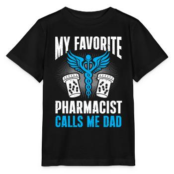 Apotheker Geschenk Apotheke - Stanley/Stella Kinder T-Shirt MINI CREATOR  - Schwarz - Vorne - Mikhail (115cm)