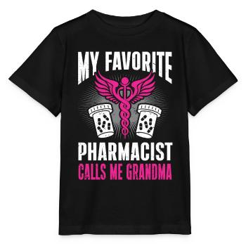 Apotheker Geschenk Apotheke - Stanley/Stella Kinder T-Shirt MINI CREATOR  - Schwarz - Vorne - Mikhail (115cm)