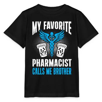 Apotheker Geschenk Apotheke - Stanley/Stella Kinder T-Shirt MINI CREATOR  - Schwarz - Vorne - Mikhail (115cm)