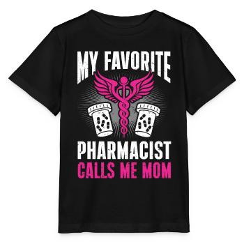 Apotheker Geschenk Apotheke - Stanley/Stella Kinder T-Shirt MINI CREATOR  - Schwarz - Vorne - Mikhail (115cm)