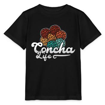 Concha Life Pain sucré mexicain Dulce Conchas - T-shirt bio MINI CREATOR Stanley/Stella Enfant - noir - Devant - Mikhail (115cm)