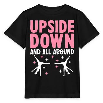 Gymnastique de la roue de charrette Cheerleading - T-shirt bio MINI CREATOR Stanley/Stella Enfant - noir - Devant - Mikhail (115cm)