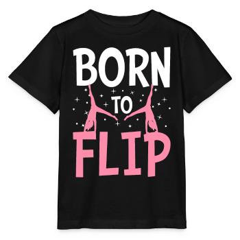 Gymnastique de la roue de charrette Cheerleading - T-shirt bio MINI CREATOR Stanley/Stella Enfant - noir - Devant - Mikhail (115cm)