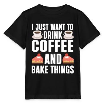 Chef Pâtissier Pâtisserie Boulanger Pâtisserie Pâtisserie - T-shirt bio MINI CREATOR Stanley/Stella Enfant - noir - Devant - Mikhail (115cm)