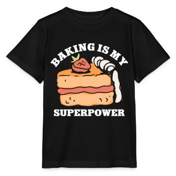 Chef Pâtissier Pâtisserie Boulanger Pâtisserie Pâtisserie - T-shirt bio MINI CREATOR Stanley/Stella Enfant - noir - Devant - Mikhail (115cm)