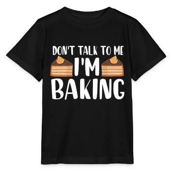 Chef Pâtissier Pâtisserie Boulanger Pâtisserie Pâtisserie - T-shirt bio MINI CREATOR Stanley/Stella Enfant - noir - Devant - Mikhail (115cm)