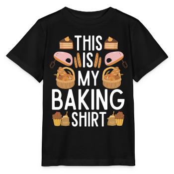 Bäcker Geschenk Backen für Bäcker - Stanley/Stella Kinder T-Shirt MINI CREATOR  - Schwarz - Vorne - Mikhail (115cm)