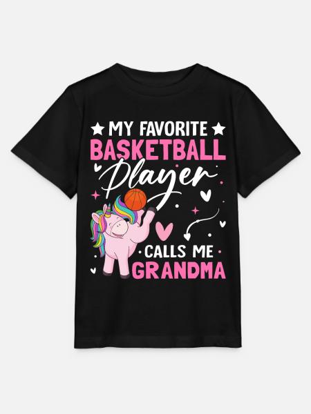 Basketball-Oma - Stanley/Stella Kinder T-Shirt MINI CREATOR  - Schwarz