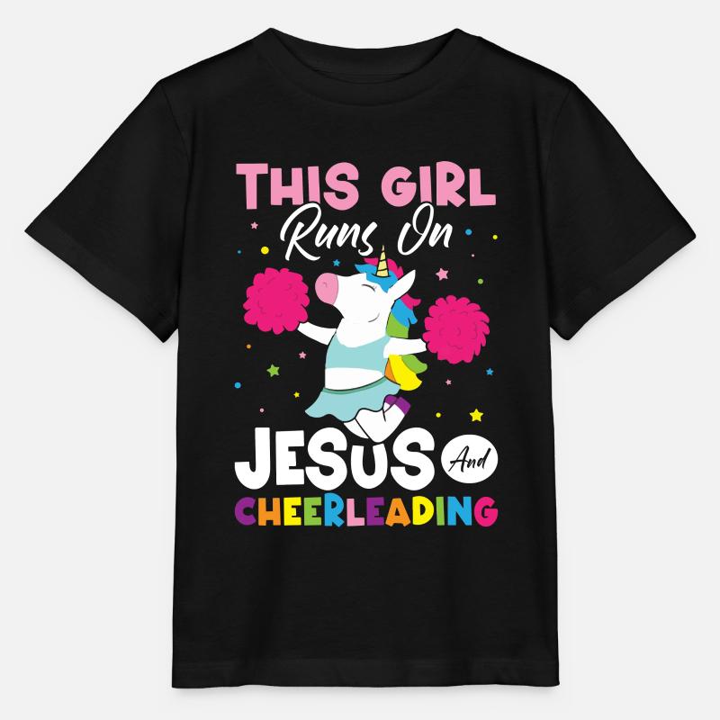 Cheerleader Cheer - Stanley/Stella Kinder T-Shirt MINI CREATOR  - Schwarz