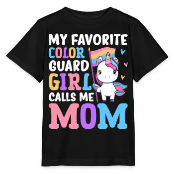 Weibliche Fahnenwache - Stanley/Stella Kinder T-Shirt MINI CREATOR  - Schwarz - Vorne - Mikhail (115cm)