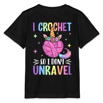 Crochet Crochet Tricot - T-shirt bio MINI CREATOR Stanley/Stella Enfant - noir - Devant - Mikhail (115cm)