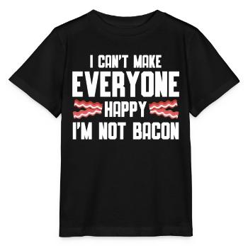 Bacon Food Pork Bacon - Stanley/Stella MINI CREATOR Kids’ T-Shirt - black - Front - Mikhail (115cm)