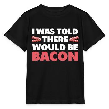 Bacon Food Pork Bacon - Stanley/Stella MINI CREATOR Kids’ T-Shirt - black - Front - Mikhail (115cm)