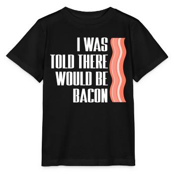Bacon Food Pork Bacon - Stanley/Stella MINI CREATOR Kids’ T-Shirt - black - Front - Mikhail (115cm)