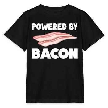 Bacon Food Pork Bacon - Stanley/Stella MINI CREATOR Kids’ T-Shirt - black - Front - Mikhail (115cm)