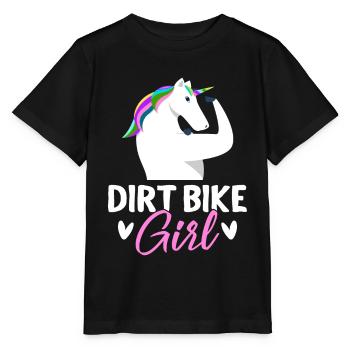 Dirt Biker - Stanley/Stella MINI CREATOR Kids’ T-Shirt - black - Front - Mikhail (115cm)