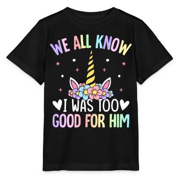 Célébration de la fête du divorce - T-shirt bio MINI CREATOR Stanley/Stella Enfant - noir - Devant - Mikhail (115cm)