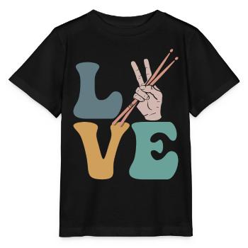 Trommler Trommeln Trommeln - Stanley/Stella Kinder T-Shirt MINI CREATOR  - Schwarz - Vorne - Mikhail (115cm)