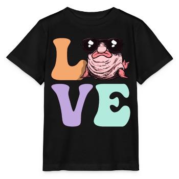 Groovy Blobfish - T-shirt bio MINI CREATOR Stanley/Stella Enfant - noir - Devant - Mikhail (115cm)