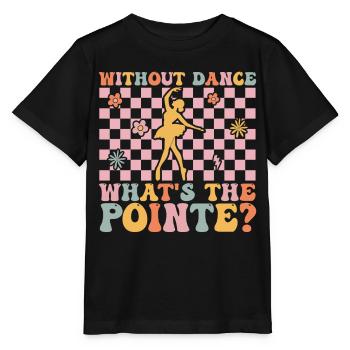 Ballerine groovy - T-shirt bio MINI CREATOR Stanley/Stella Enfant - noir - Devant - Mikhail (115cm)