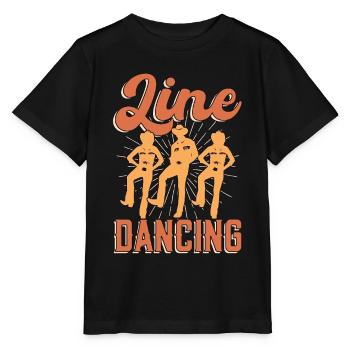 Danse en ligne, Danse en ligne, Danse carrée, Vie à la campagne - T-shirt bio MINI CREATOR Stanley/Stella Enfant - noir - Devant - Mikhail (115cm)