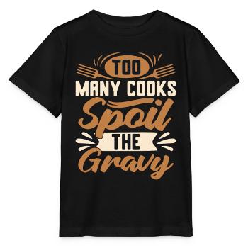 Biscuits Et Sauce Trop De Cuisiniers Amateur De Sauce - T-shirt bio MINI CREATOR Stanley/Stella Enfant - noir - Devant - Mikhail (115cm)