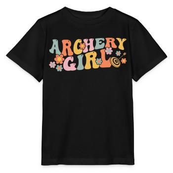 Groovy Archer - T-shirt bio MINI CREATOR Stanley/Stella Enfant - noir - Devant - Mikhail (115cm)