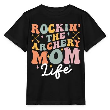 Groovy Archer - T-shirt bio MINI CREATOR Stanley/Stella Enfant - noir - Devant - Mikhail (115cm)