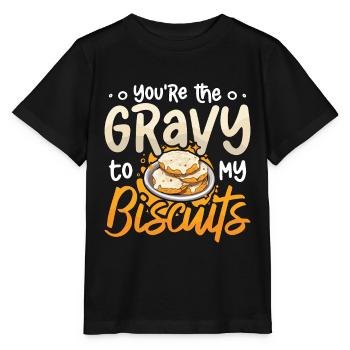Biscuits Et Sauce Vous Êtes La Sauce Nourriture Du Sud - T-shirt bio MINI CREATOR Stanley/Stella Enfant - noir - Devant - Mikhail (115cm)