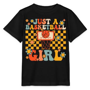 Joueur groovy - T-shirt bio MINI CREATOR Stanley/Stella Enfant - noir - Devant - Mikhail (115cm)