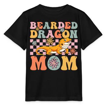 Groovy Eidechsenliebhaber - Stanley/Stella Kinder T-Shirt MINI CREATOR  - Schwarz - Vorne - Mikhail (115cm)