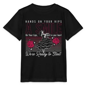 Dance Moves Hands On Your Hips A Smile Dancefloor - Stanley/Stella Kinder T-Shirt MINI CREATOR  - Schwarz - Vorne - Mikhail (115cm)