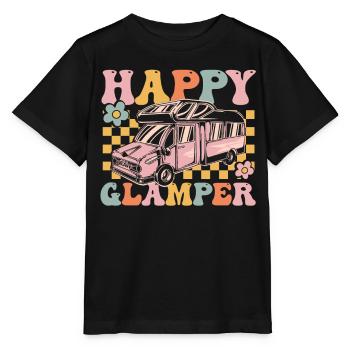 Groovy Glamping - T-shirt bio MINI CREATOR Stanley/Stella Enfant - noir - Devant - Mikhail (115cm)