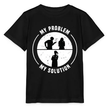 Pharmacy Technician My Problem Pictogram Mom - Stanley/Stella MINI CREATOR Kids’ T-Shirt - black - Front - Mikhail (115cm)