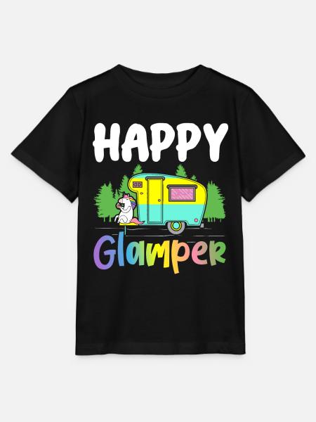 Glamping - Stanley/Stella Kinder T-Shirt MINI CREATOR  - Schwarz