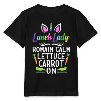 Cafeteria Crew - Stanley/Stella MINI CREATOR Kids’ T-Shirt - black - Front - Mikhail (115cm)