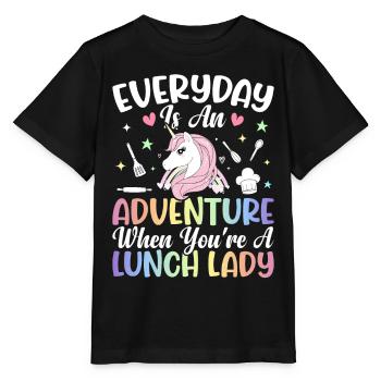 Cafeteria-Besatzung - Stanley/Stella Kinder T-Shirt MINI CREATOR  - Schwarz - Vorne - Mikhail (115cm)