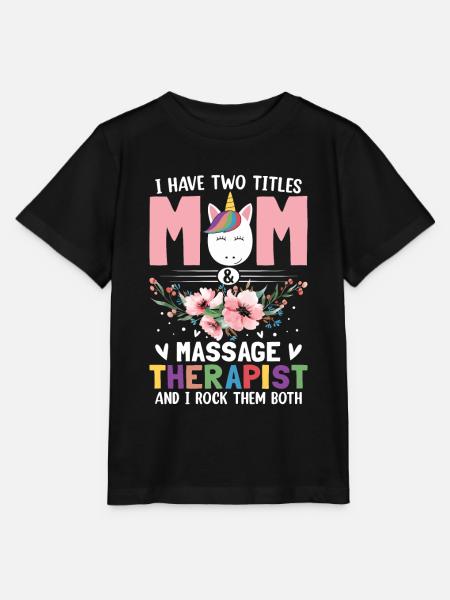 Massage-Therapie - Stanley/Stella Kinder T-Shirt MINI CREATOR  - Schwarz