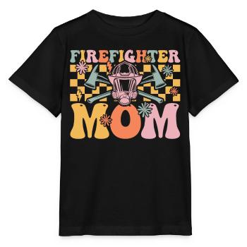 Groovy Brandbekämpfung - Stanley/Stella Kinder T-Shirt MINI CREATOR  - Schwarz - Vorne - Mikhail (115cm)