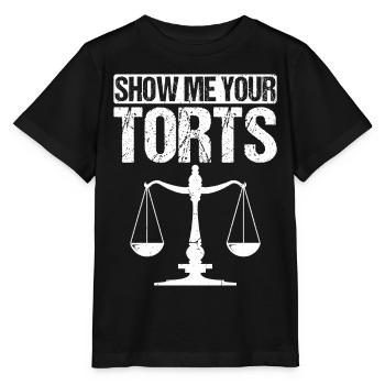 Drôle d’étudiant en droit Avocat de la faculté de droit - T-shirt bio MINI CREATOR Stanley/Stella Enfant - noir - Devant - Mikhail (115cm)