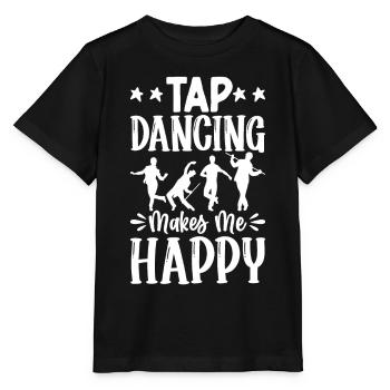 Tap Dance Tap Dancer - Stanley/Stella MINI CREATOR Kids’ T-Shirt - black - Front - Mikhail (115cm)
